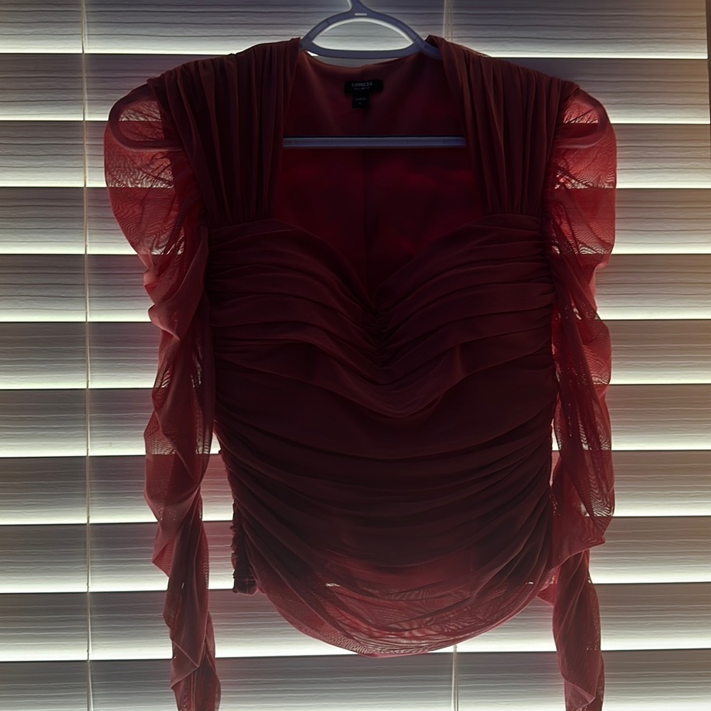 Express size small tulle top